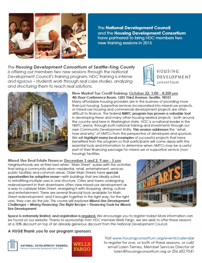 NDC New Market Tax Credit Training