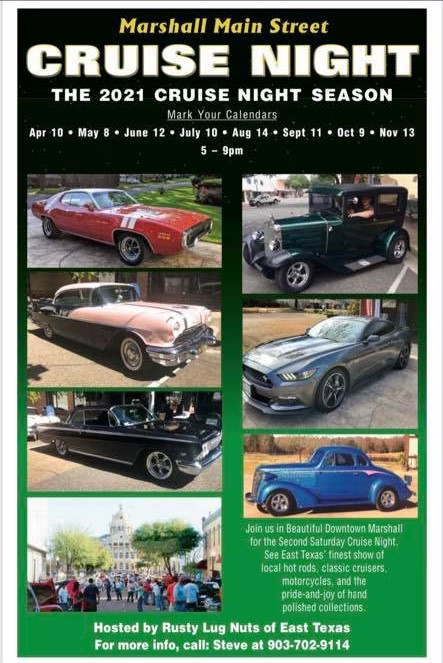 Rusty Lug Nuts Second Saturday Car Show In Marshall Texas