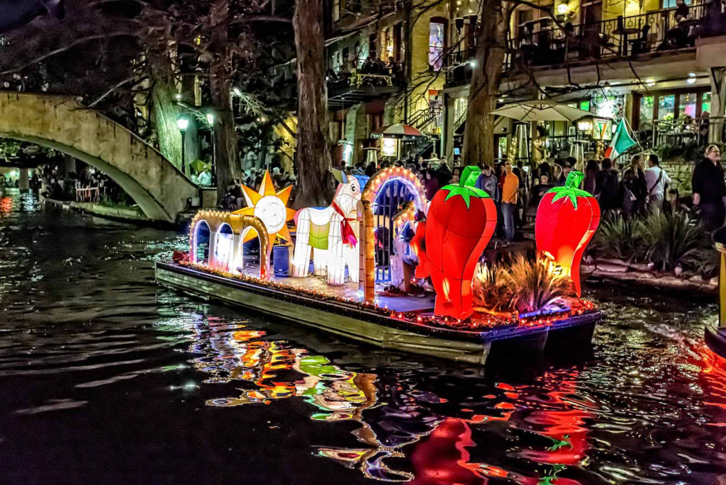Riverwalk Parade of Lanterns Hill Country Outdoors