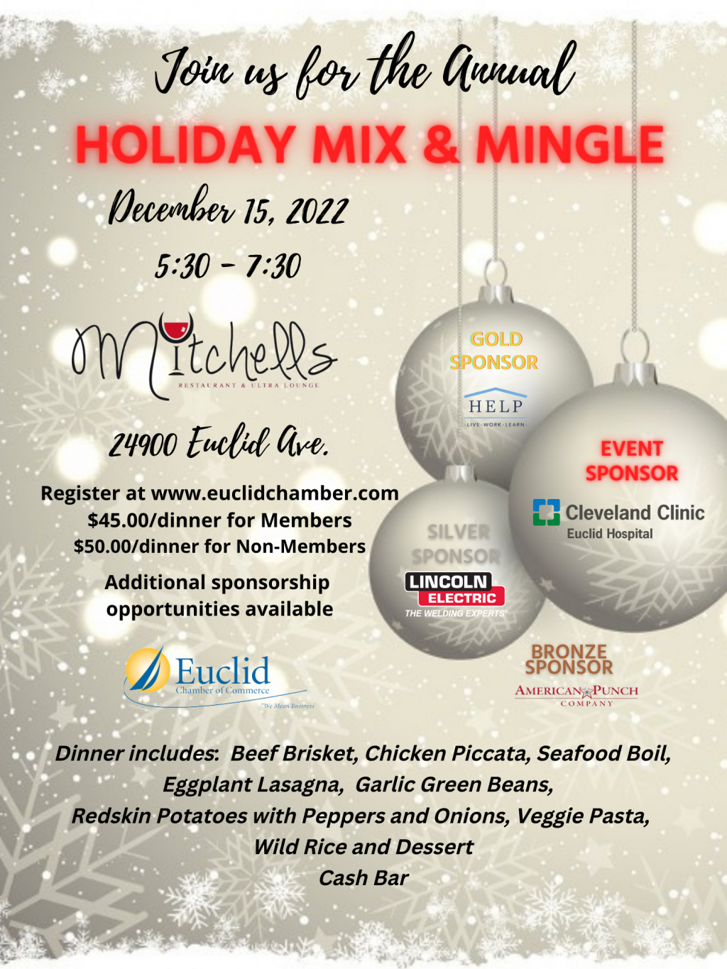 Christmas On Euclid 2022 Holiday Mix & Mingle