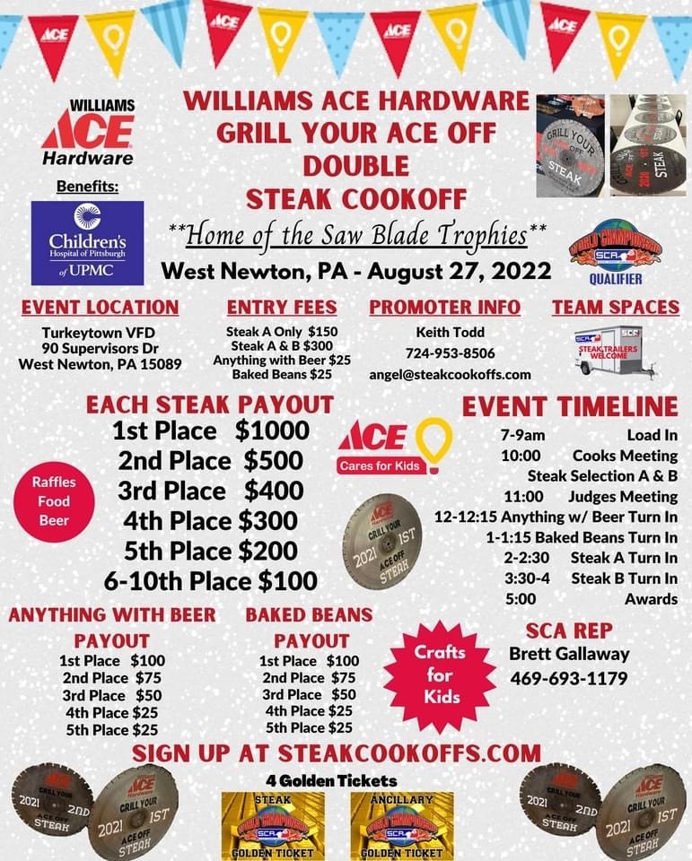 Grill Your Ace Off Double Steak CookoffMid Atlantic Barbecue Association
