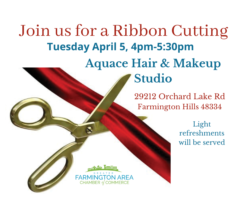 Ribbon Cutting at Aquace Hair & Makeup Studio