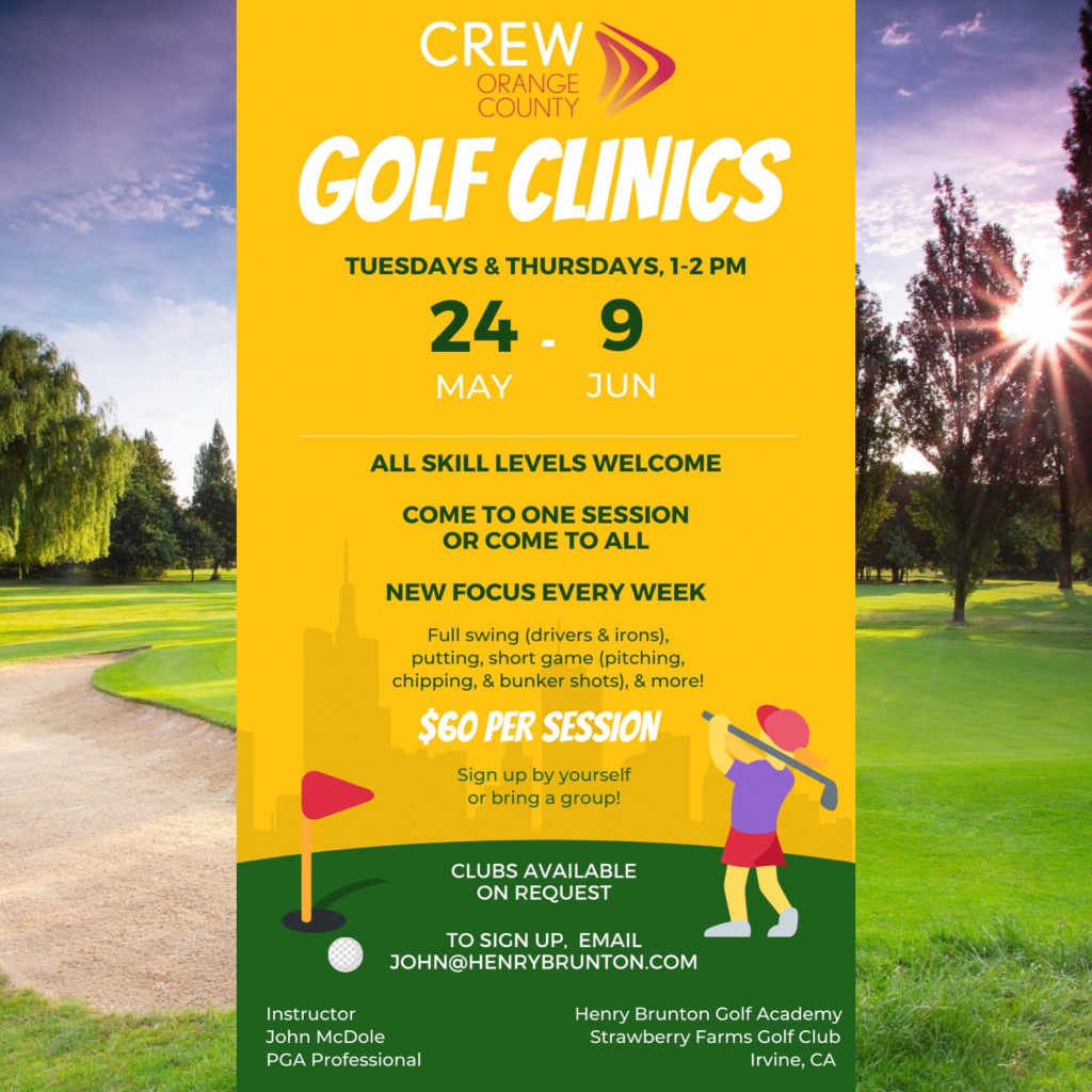 CREW Orange County GOLF CLINICS