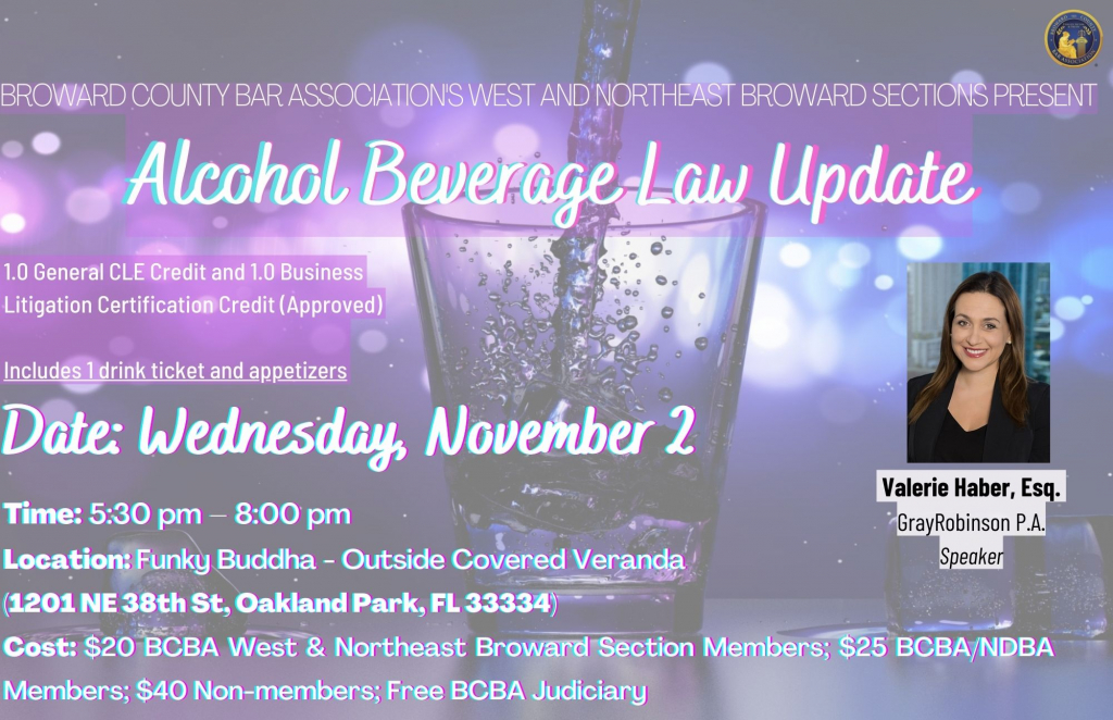 Alcohol Beverage Law Update
