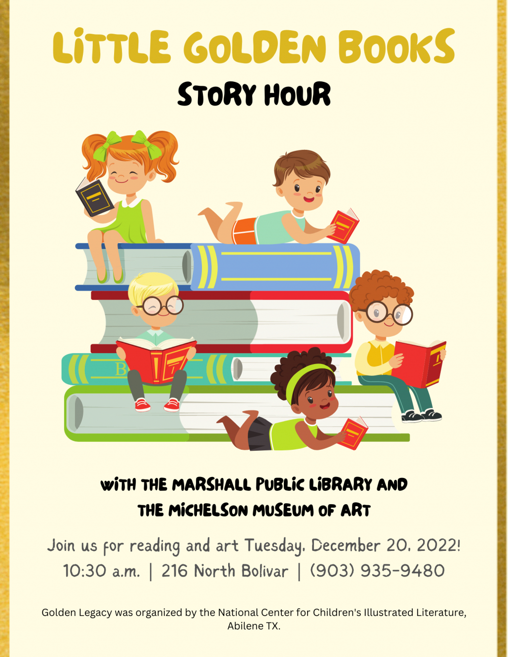 Little Golden Books Story Hour Marshall Public Library Greater
