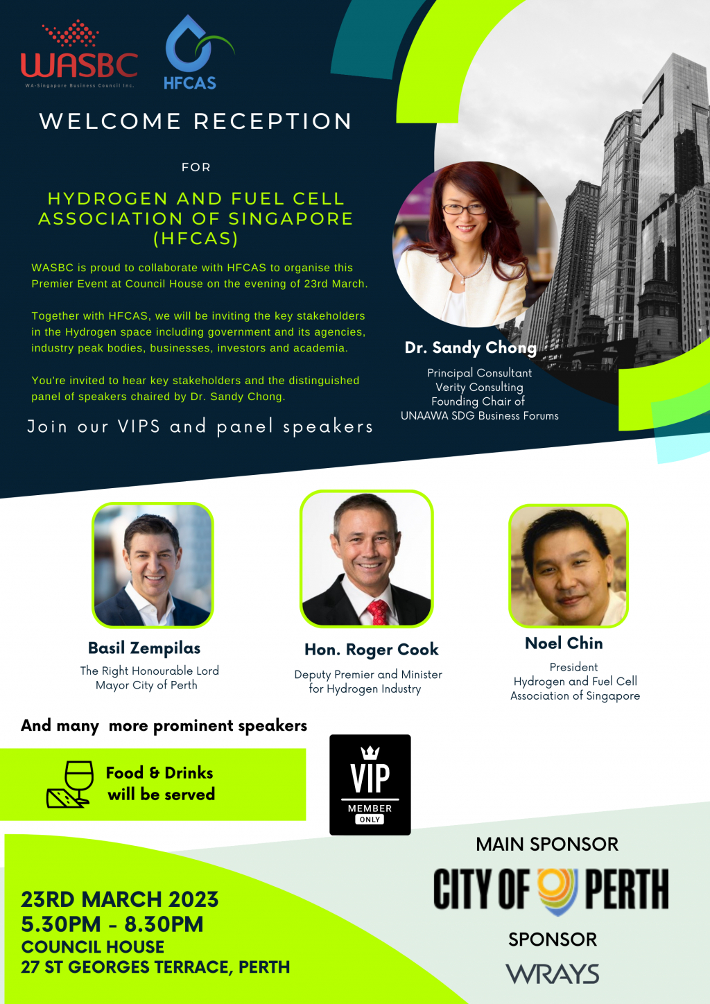 Hydrogen Fuel Cell Association of Singapore Reception WASingapore Business Council