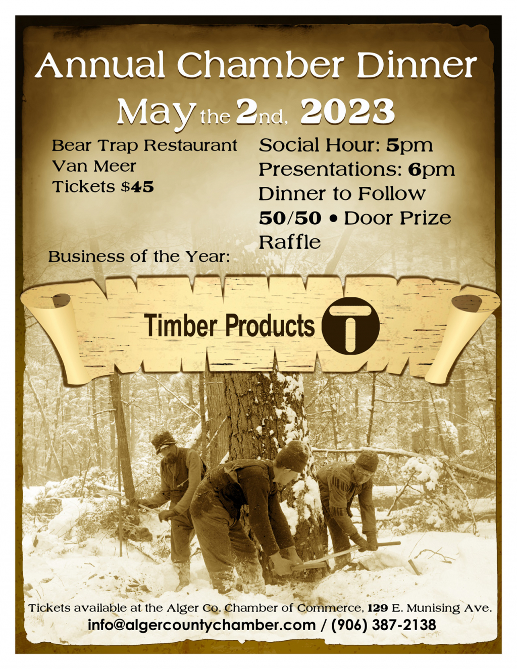 Alger County Chamber of Commerce Annual Dinner