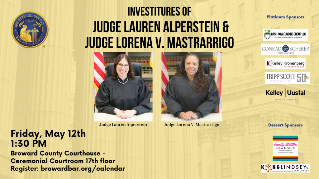 Investitures of Judges Investitures of Judges