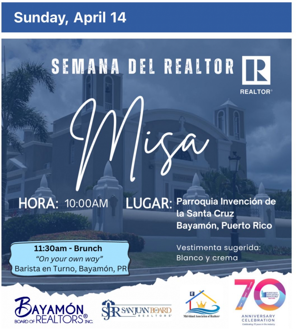 Misa Semana del REALTOR Puerto Rico Association of REALTORS®