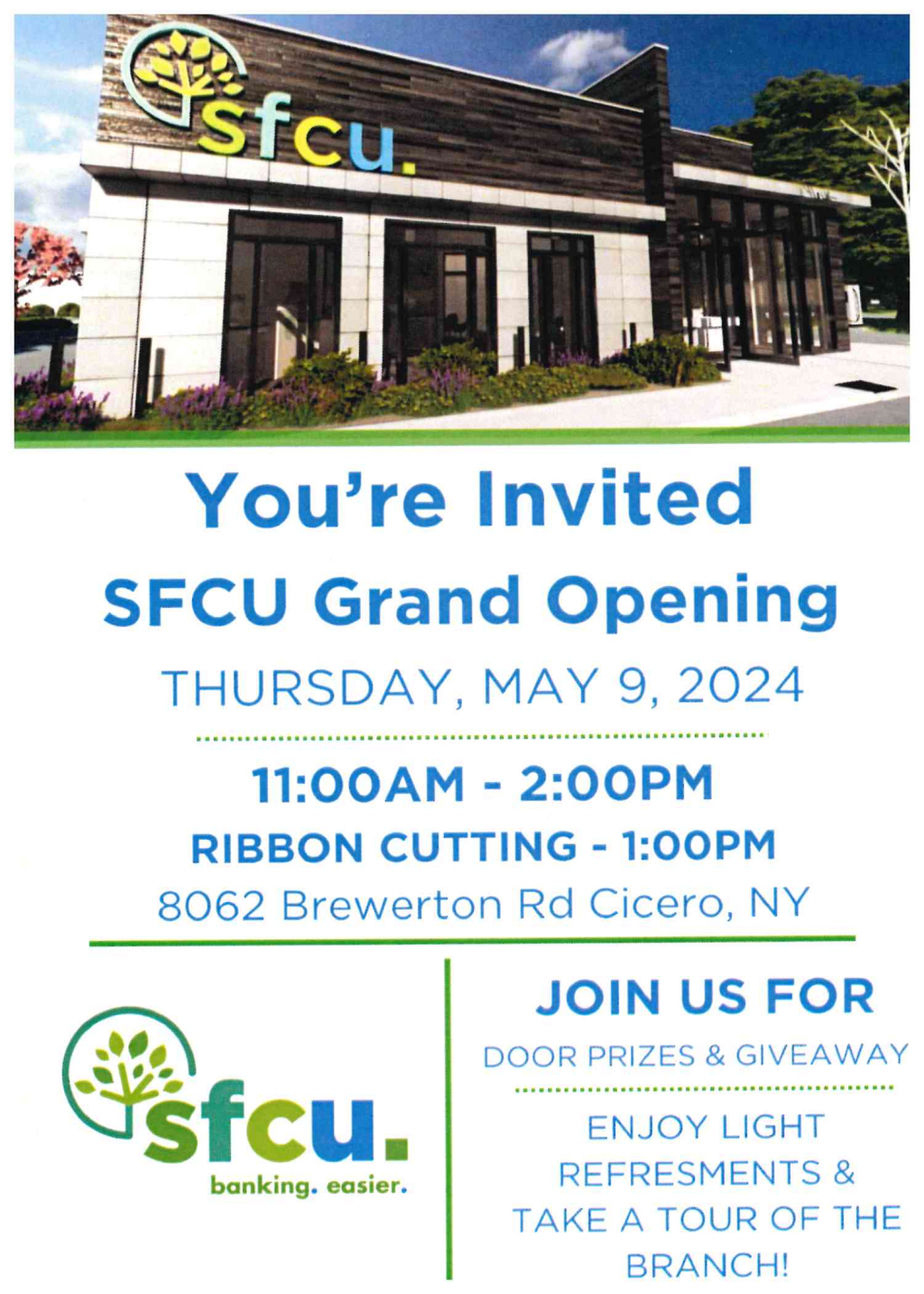 Ribbon Cutting SFCU Cicero Greater Liverpool Chamber of Commerce