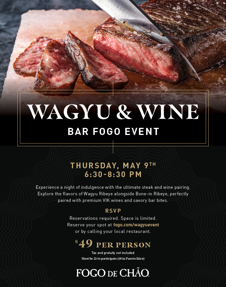 WAGYU & WINE BAR FOGO EVENT