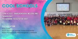 Image for Term 4 2025 - Marlborough, Nelson and Tasman Bay - Cool Schools Programme Facilitator Visit