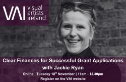 Image for Clear Finances for Successful Grant Applications with Jackie Ryan