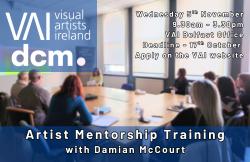 Image for Artist Mentorship Training with Damian McCourt