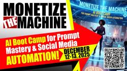 Image for Monetize the Machine: AI Boot Camp for Prompt Mastery & Social Media Automation!