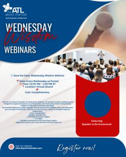 Image for ✈️ Save the Date: Wednesday Wisdom Webinar