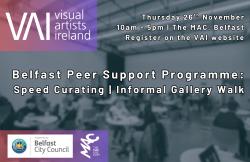 Image for Belfast Peer Support Programme: Speed Curating | Informal Gallery Walk