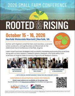 Image for VIRGINIA STATE UNIVERSITY'S 2026 SMALL FARM CONFERENCE