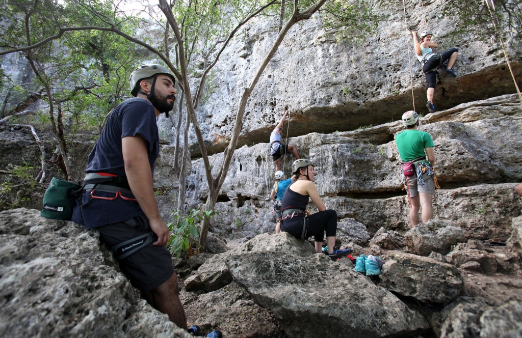 Intro to Rock Climbing Class Hill Country Outdoors