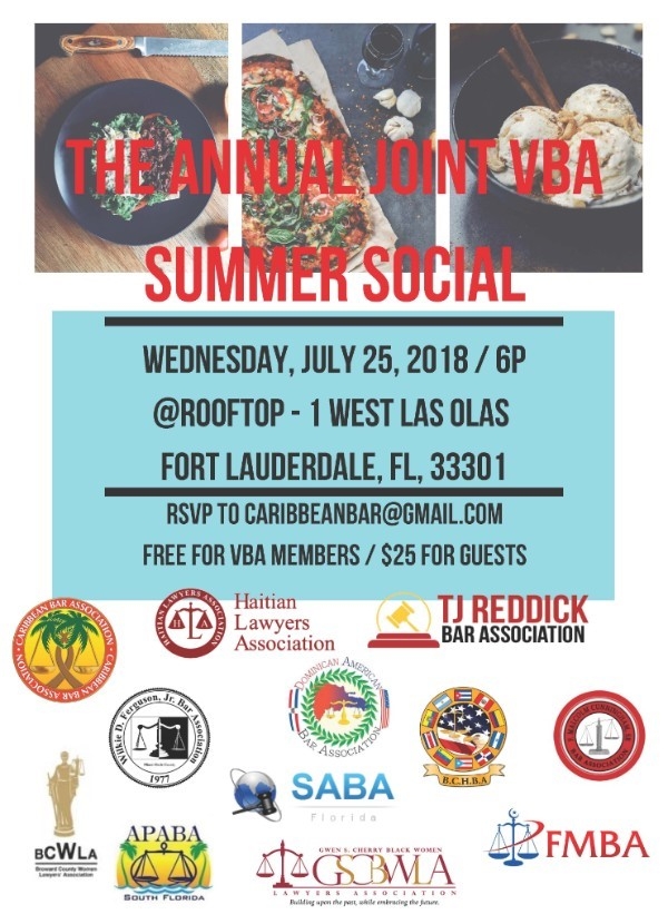 Annual Joint VBA Summer Social APABA of South Florida