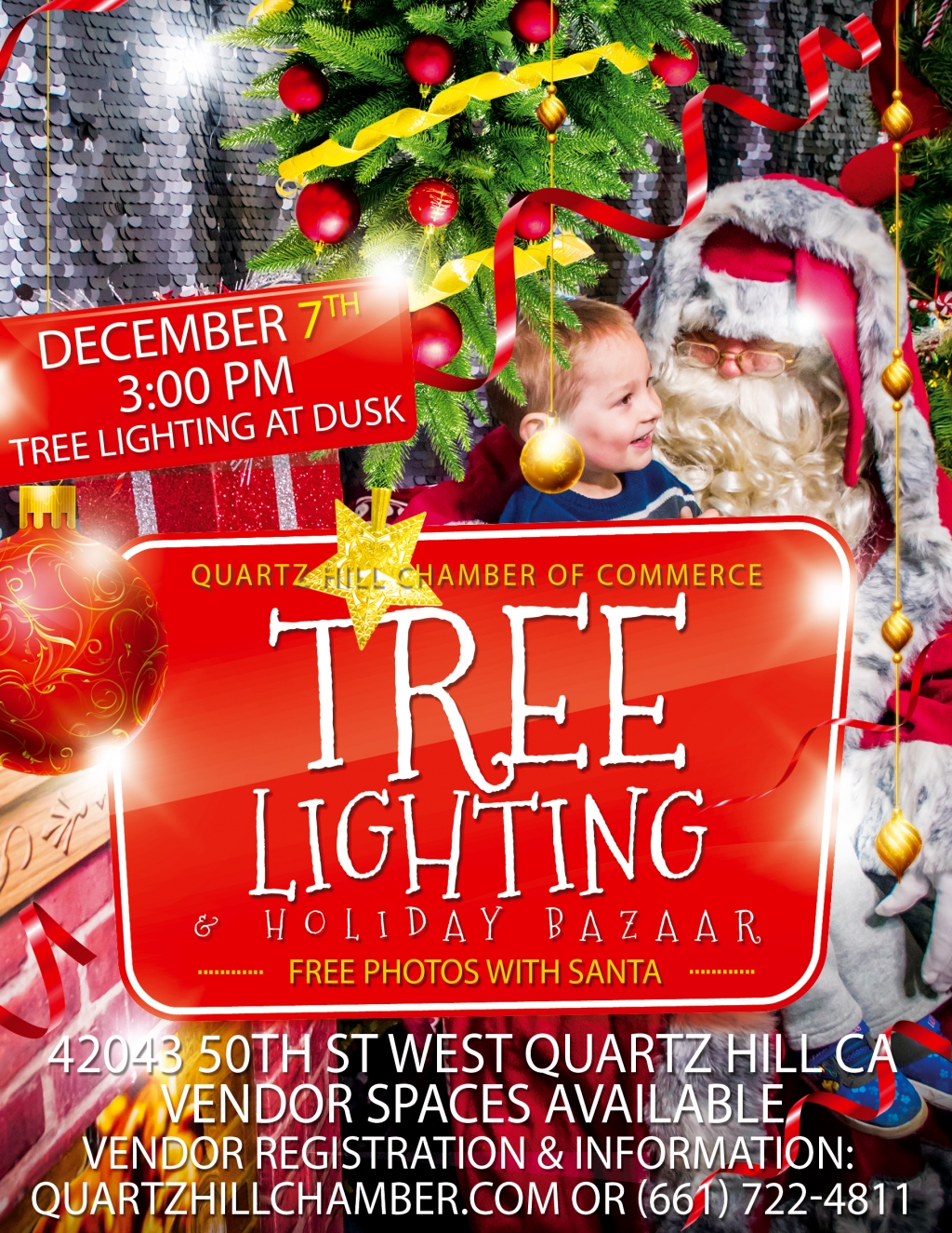 Tree Lighting & Holiday Bazaar Quartz Hill Chamber of Commerce