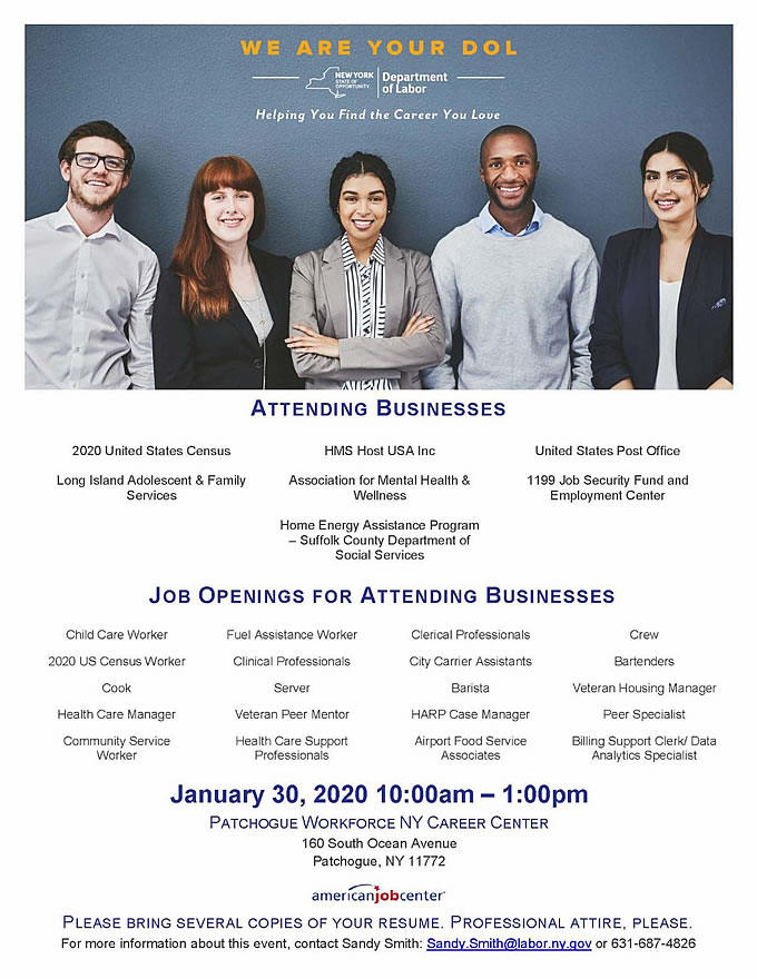 Image for Patchogue Job Fair