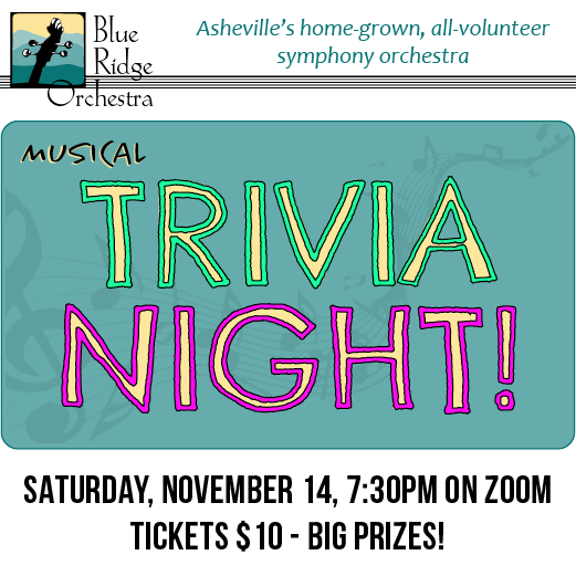 Image for Blue Ridge Orchestra Music Trivia Night (online)