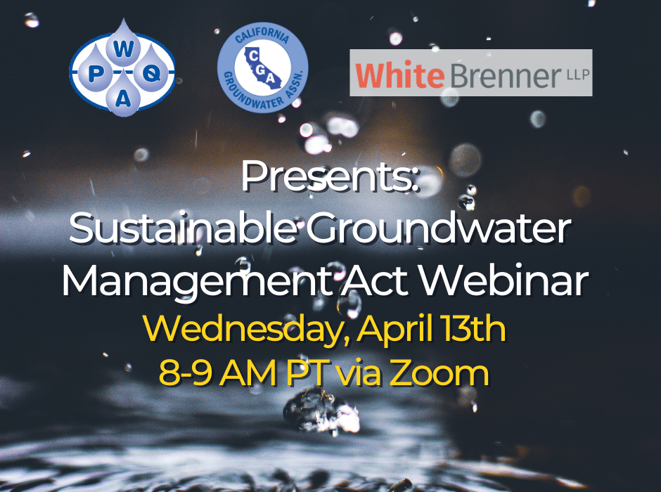 Sustainable Groundwater Management Act inar Pacific Water Quality