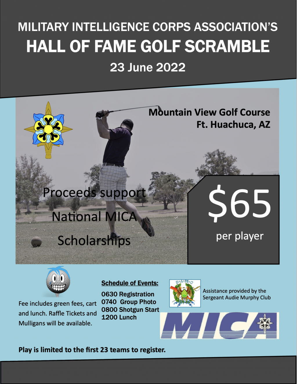 2022 Hall of Fame Golf Tournament Military Intelligence Corps Association