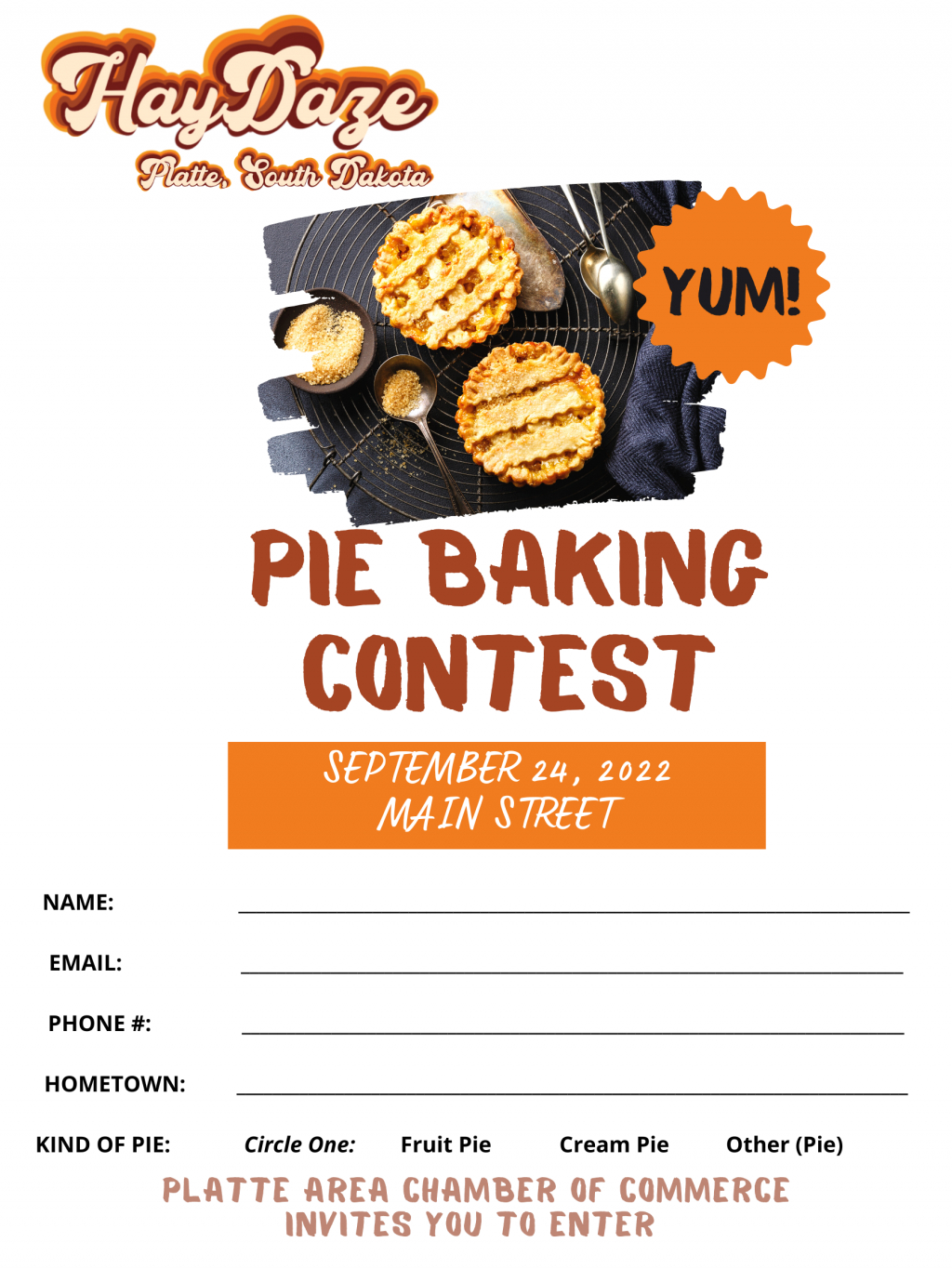 Image for Pie Baking Contest