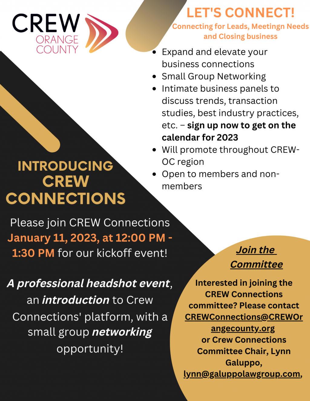 CREW Connections: Professional Headshot Event