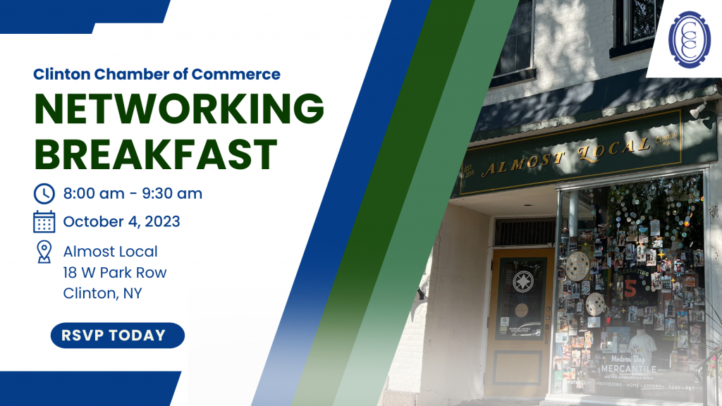 Networking Breakfast at Almost Local Clinton Chamber of Commerce