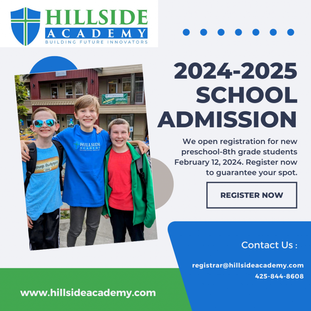 Hillside Academy 20242025 School Year Registration (NEW FAMILIES