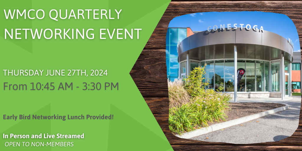 WMCO's Quarterly Networking Event and AGM at Conestoga College