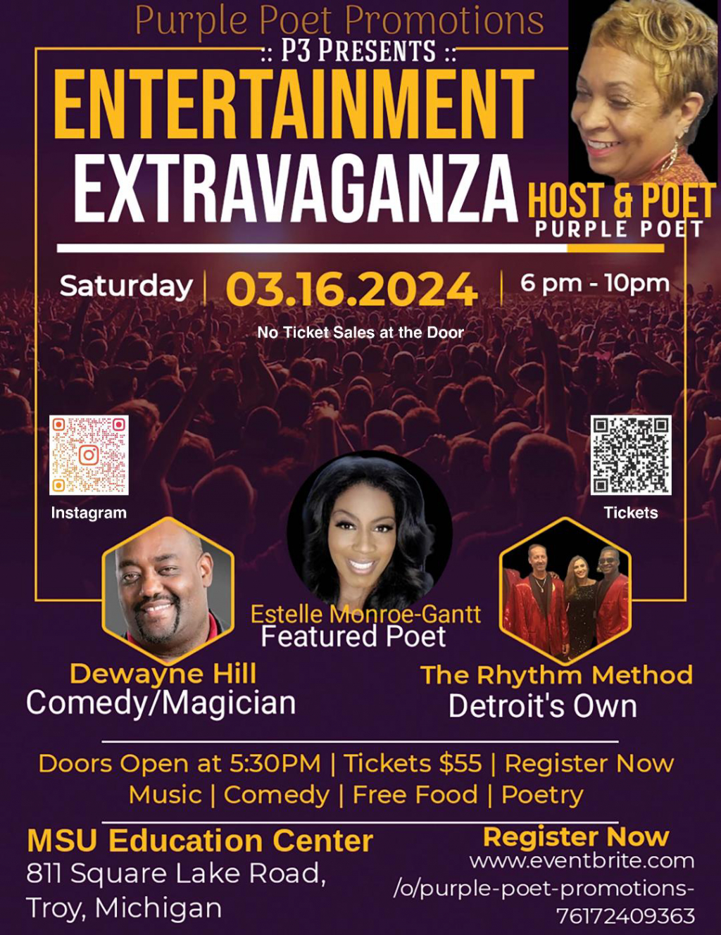 Image for Purple Poet Promotions Entertainment Extravaganza