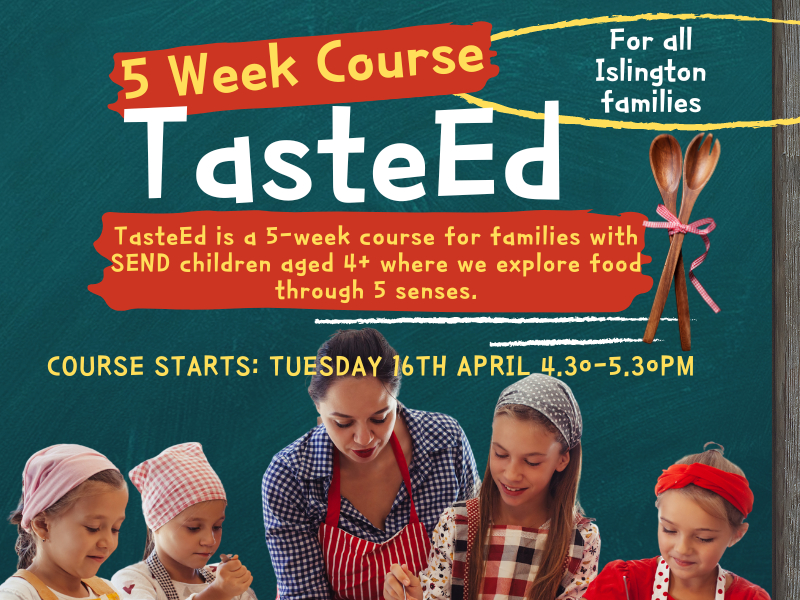 Image for 5-week cooking course for families with SEND children aged 4+