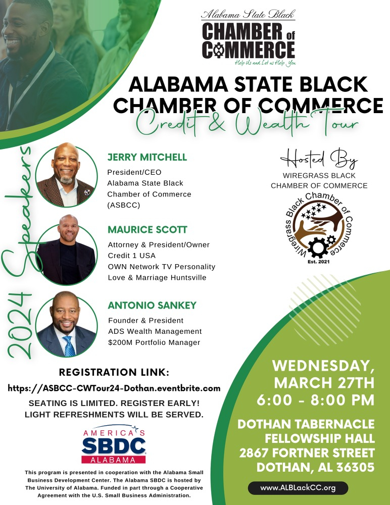 Alabama State Black Chamber of Commerce Credit & Wealth Tour Computer