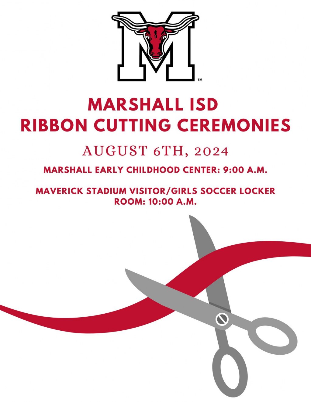 Marchal Ribbon Marshall ISD - Ribbon Cutting Ceremonies - Greater Marshall Chamber of ...
