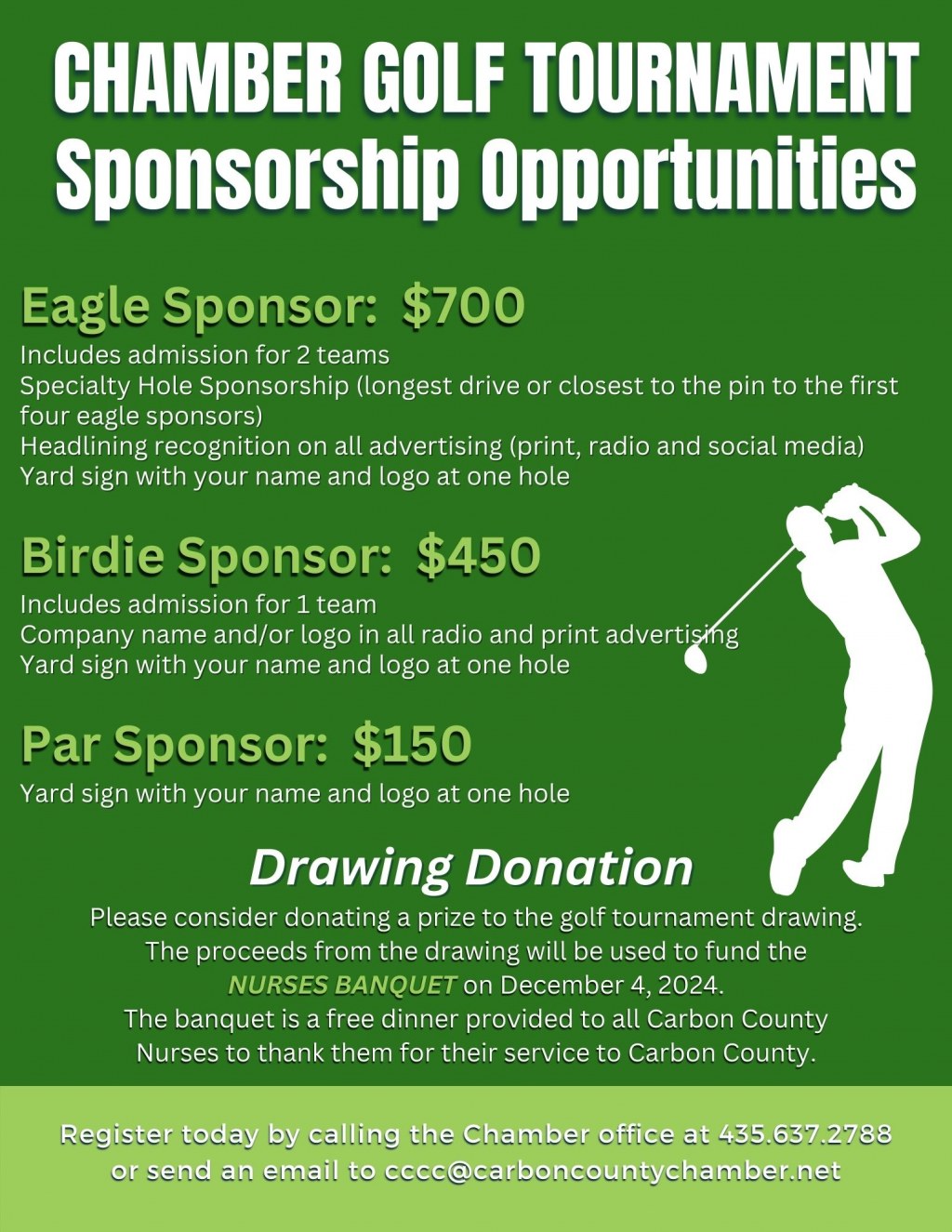 2024 Chamber Golf Tournament – Carbon County Chamber of Commerce