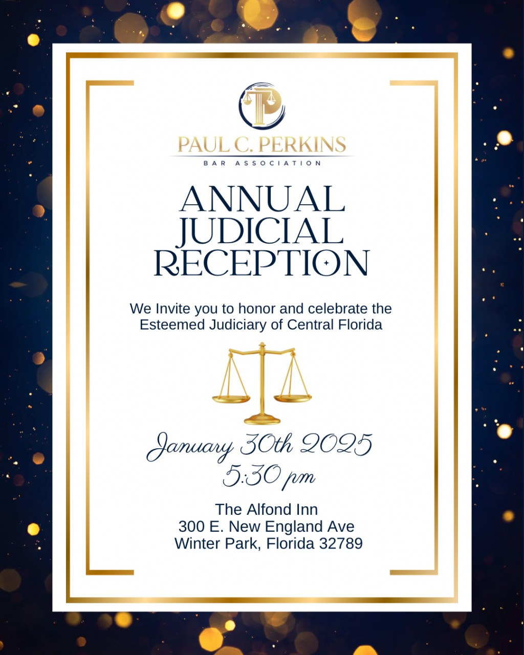 Image for Annual Judicial Reception!
