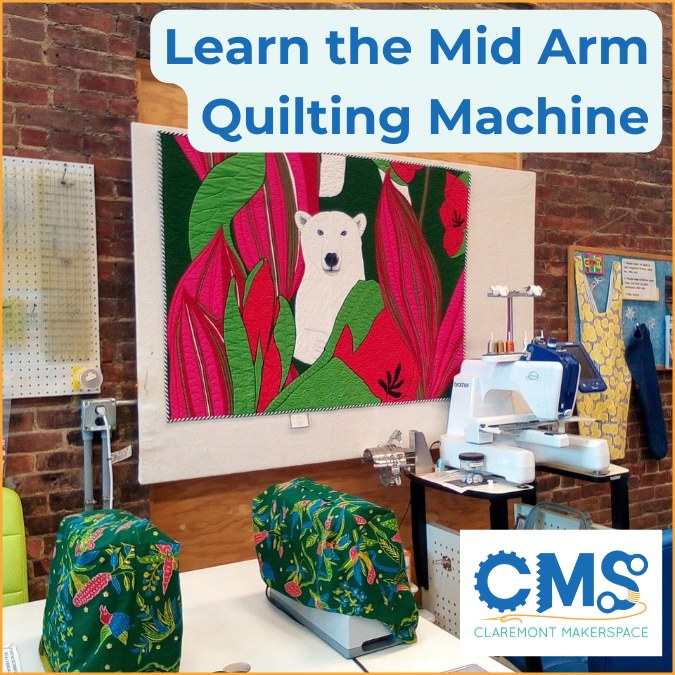 Image for Learn How to Professionally Finish your Quilts with our Mid Arm Quilting Machine
