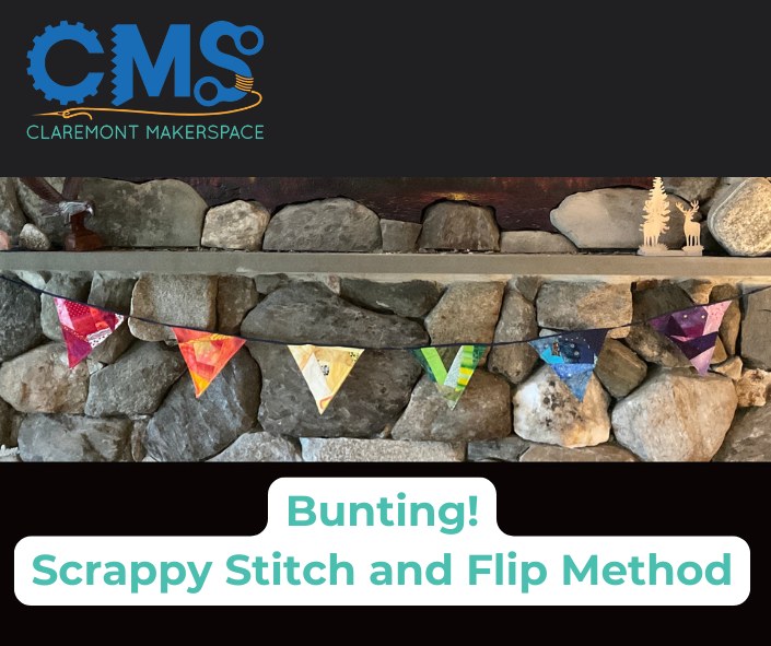 Image for Bunting! Scrappy Stitch and Flip Method