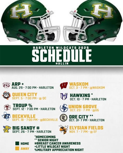 Harleton Wildcats Football Game - Greater Marshall Chamber of Commerce