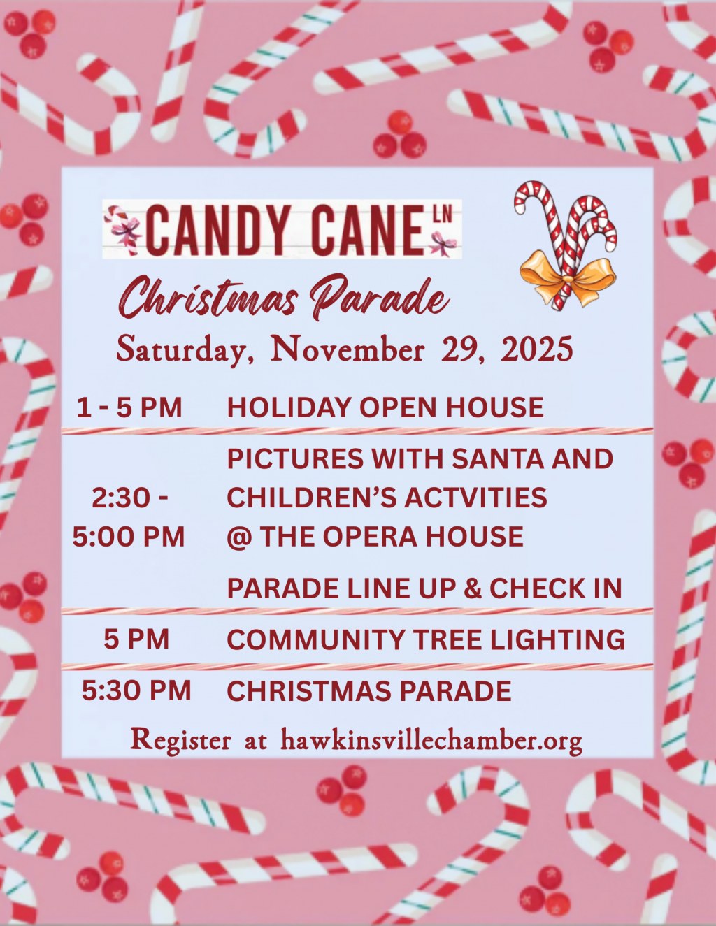 Candy Cane Lane Christmas Parade – Hawkinsville – Pulaski County ...