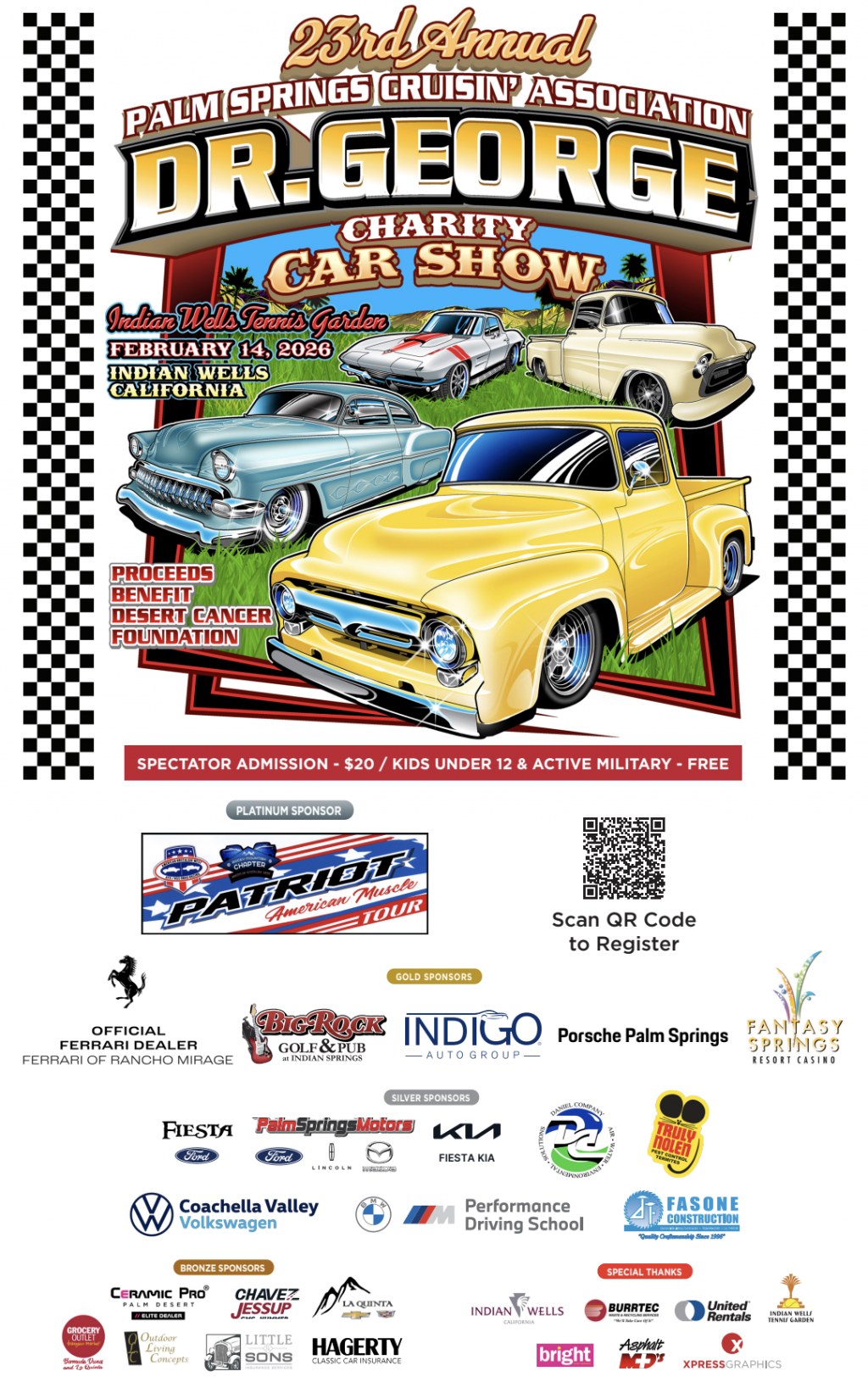 Image for 23rd Annual Dr. George Charity Car Show