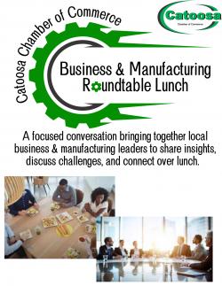 Image for Business & Manufacturing Roundtable Lunch