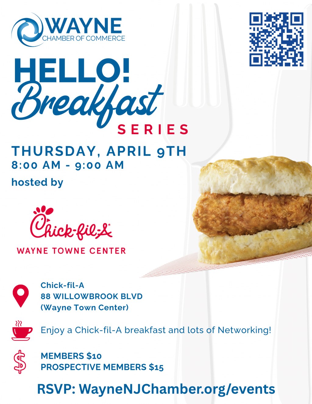 Image for HELLO! Breakfast at Chick-fil-A April 9, 2026