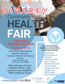 Image for We C.A.R.E. Community Health Fair