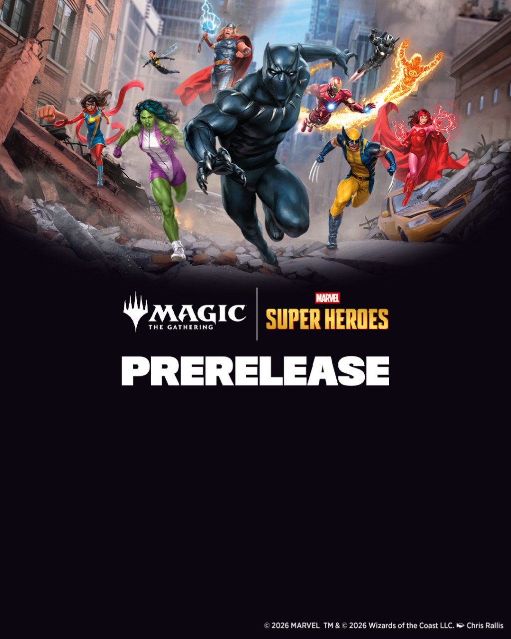 Super Heroes Prerelease - Friday 2 pm