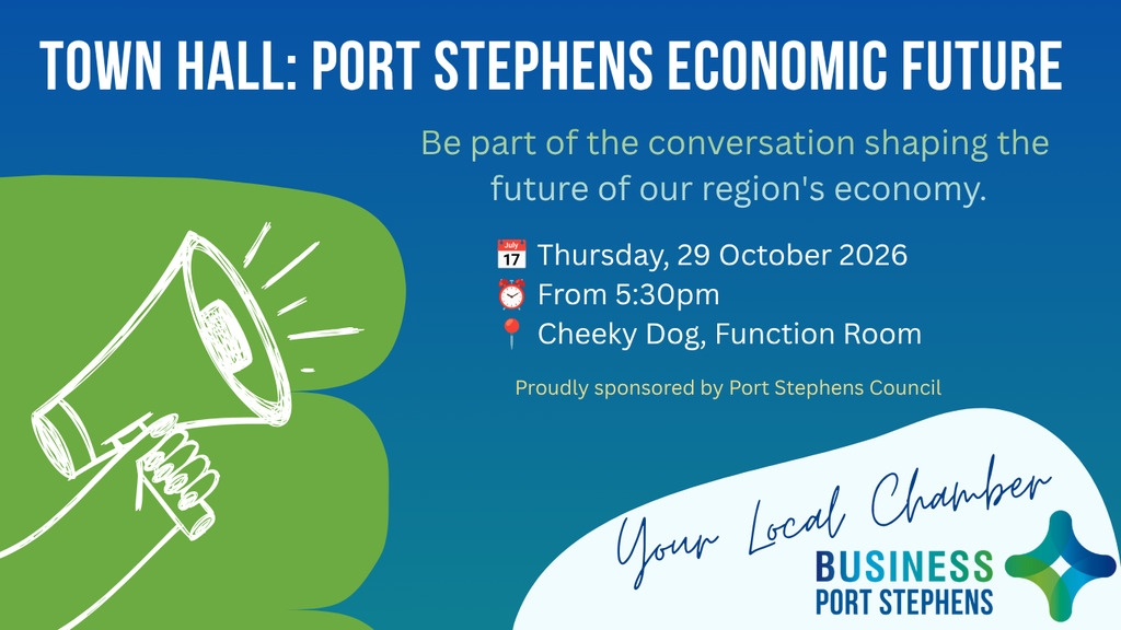 Town Hall: Port Stephens Economic Future